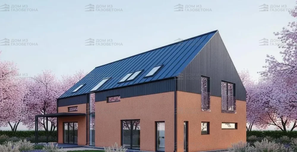 Проект Двухэтажный дом 16 на 12, 219 м2