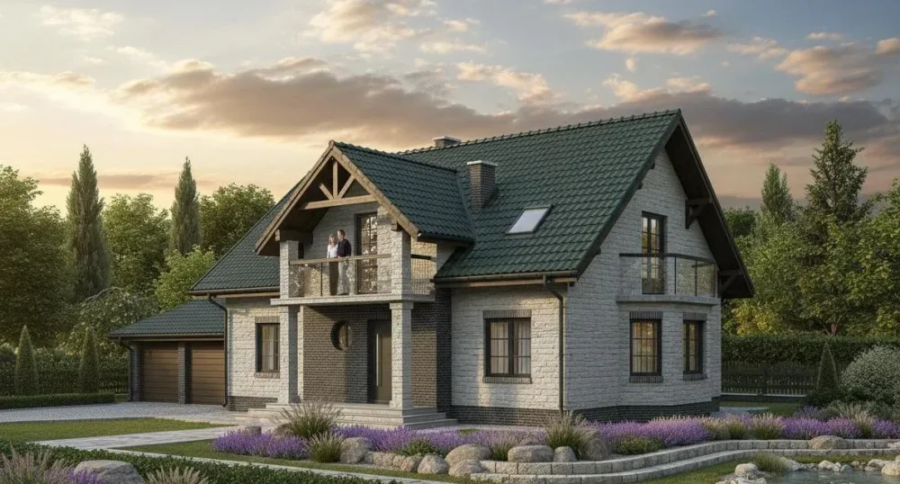 Проект Двухэтажный дом 20 на 10, 235 м2