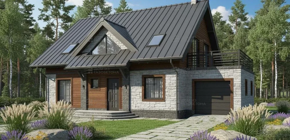 Проект Двухэтажный дом 20 на 12, 205 м2