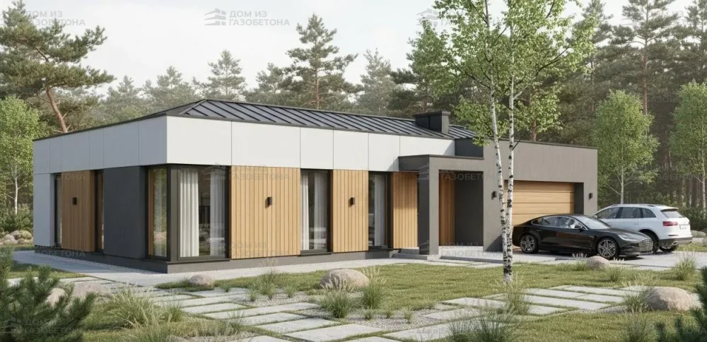 Проект Двухэтажный дом 19 на 10, 220 м2