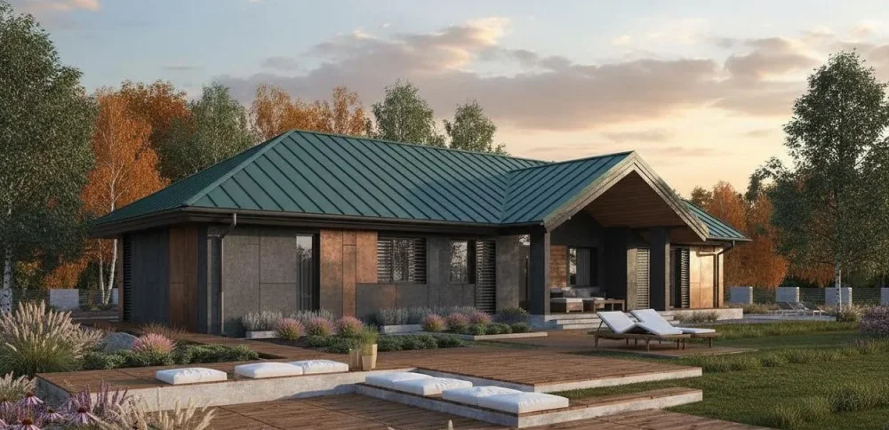 Проект Одноэтажный дом 16 на 22, 189 м2