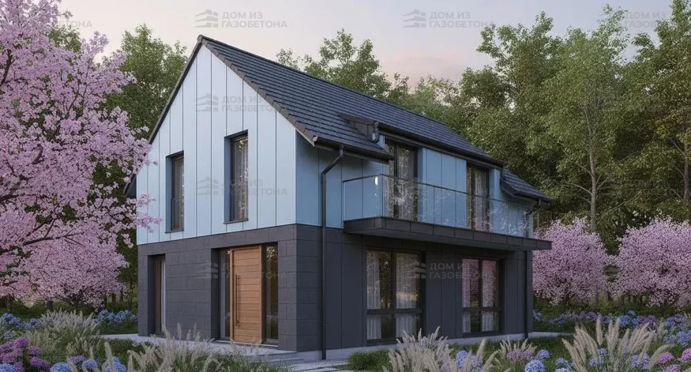 Проект Двухэтажный дом 19 на 12, 224 м2