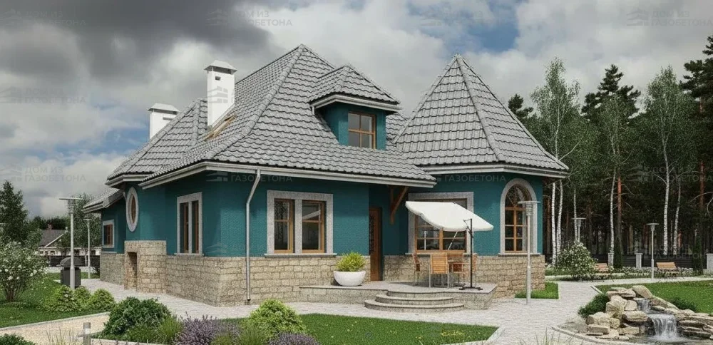 Проект Двухэтажный дом 18 на 12, 200 м2