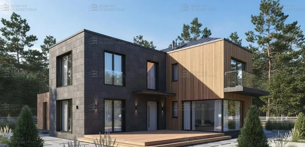 Проект Двухэтажный дом 7 на 17, 136 м2