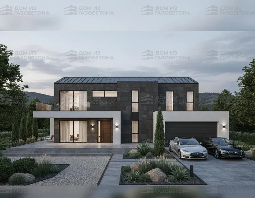 Проект Одноэтажный дом 17 на 17, 169 м2